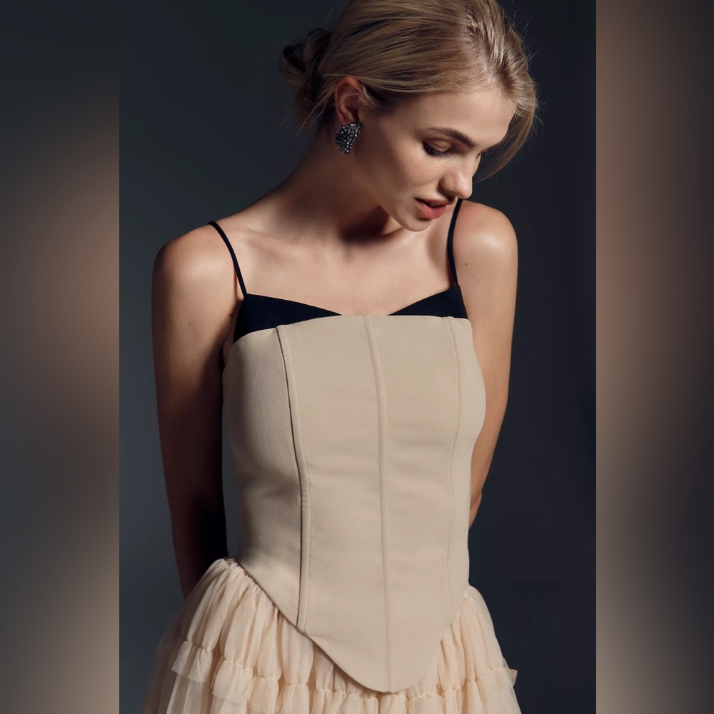 Extro&Vert Erica Bra Detail Corset Top